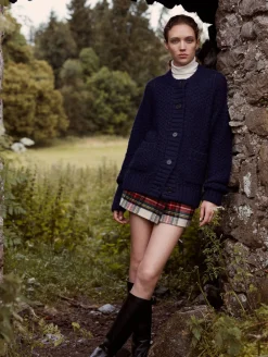 alpaca blend cardigan