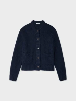 alpaca blend cardigan