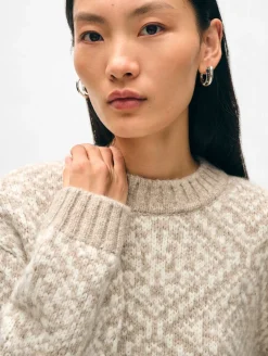 alpaca blend nordic crewneck