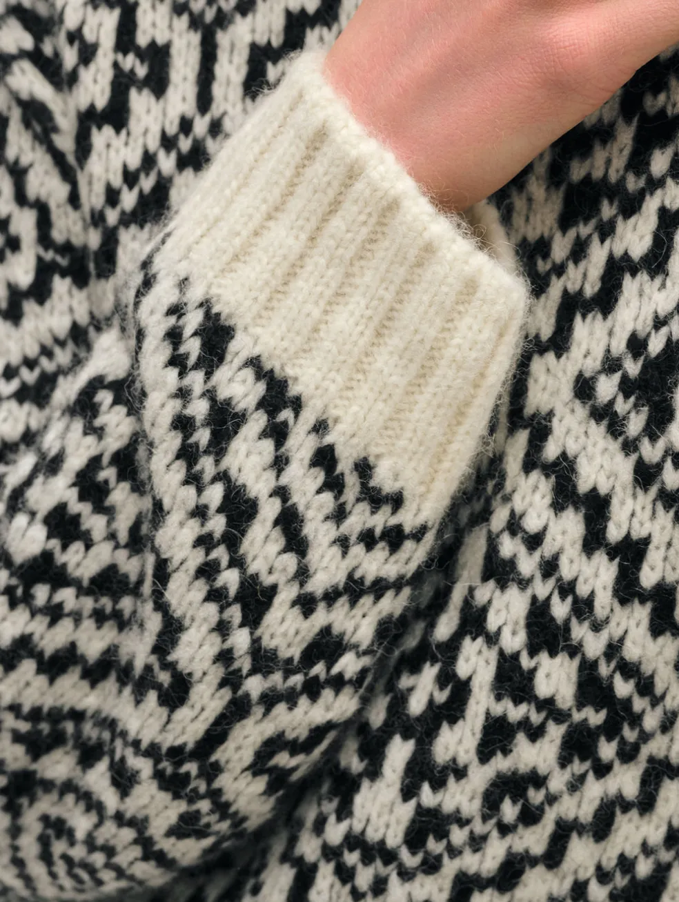 alpaca blend nordic crewneck