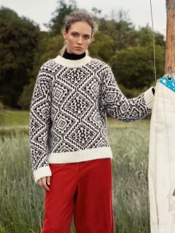 alpaca blend nordic crewneck