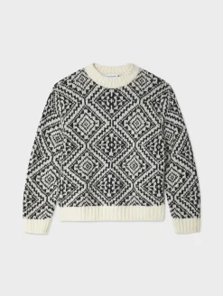 alpaca blend nordic crewneck