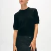 brushed cashmere tee