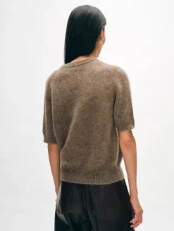 brushed cashmere tee