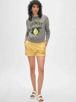 cashmere citron crewneck