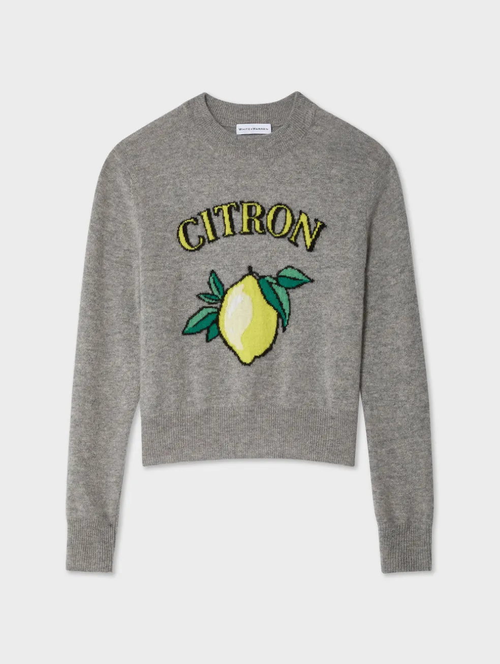 cashmere citron crewneck