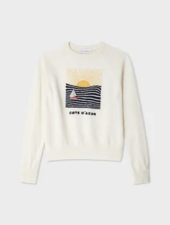 cashmere cote d'azur sweatshirt