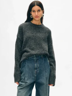 cashmere donegal easy crewneck