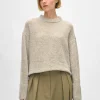 cashmere donegal easy crewneck