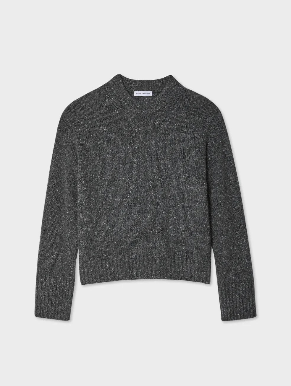cashmere donegal easy crewneck