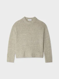 cashmere donegal easy crewneck