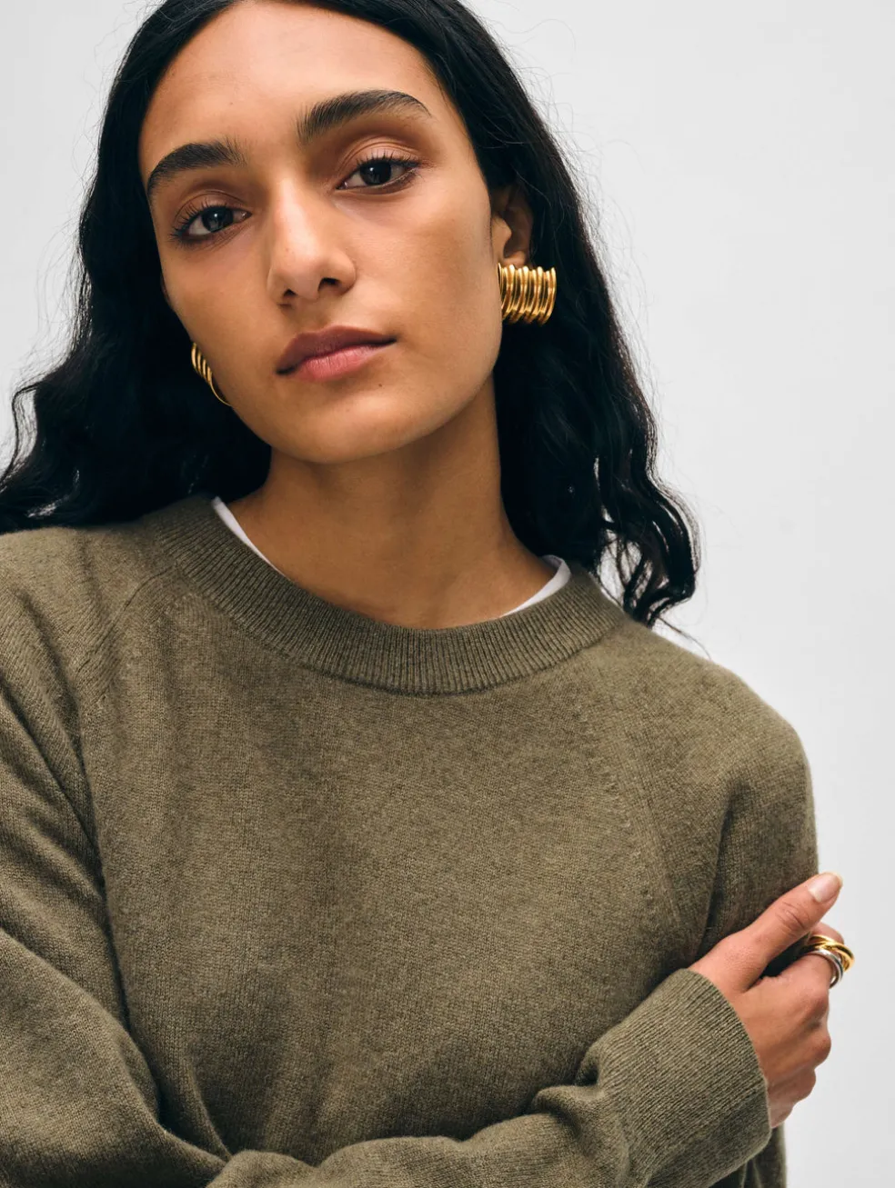 cashmere easy sweatshirt