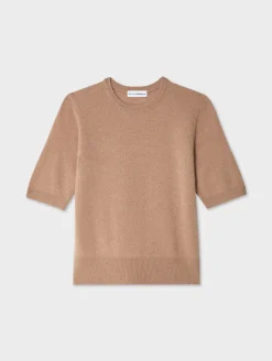 cashmere elbow sleeve tee
