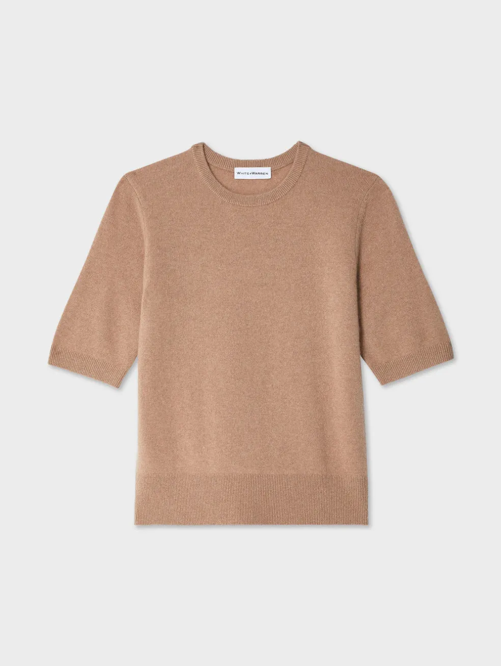 cashmere elbow sleeve tee