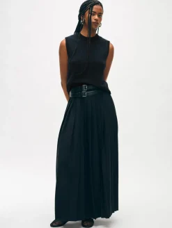 cashmere houndstooth shell