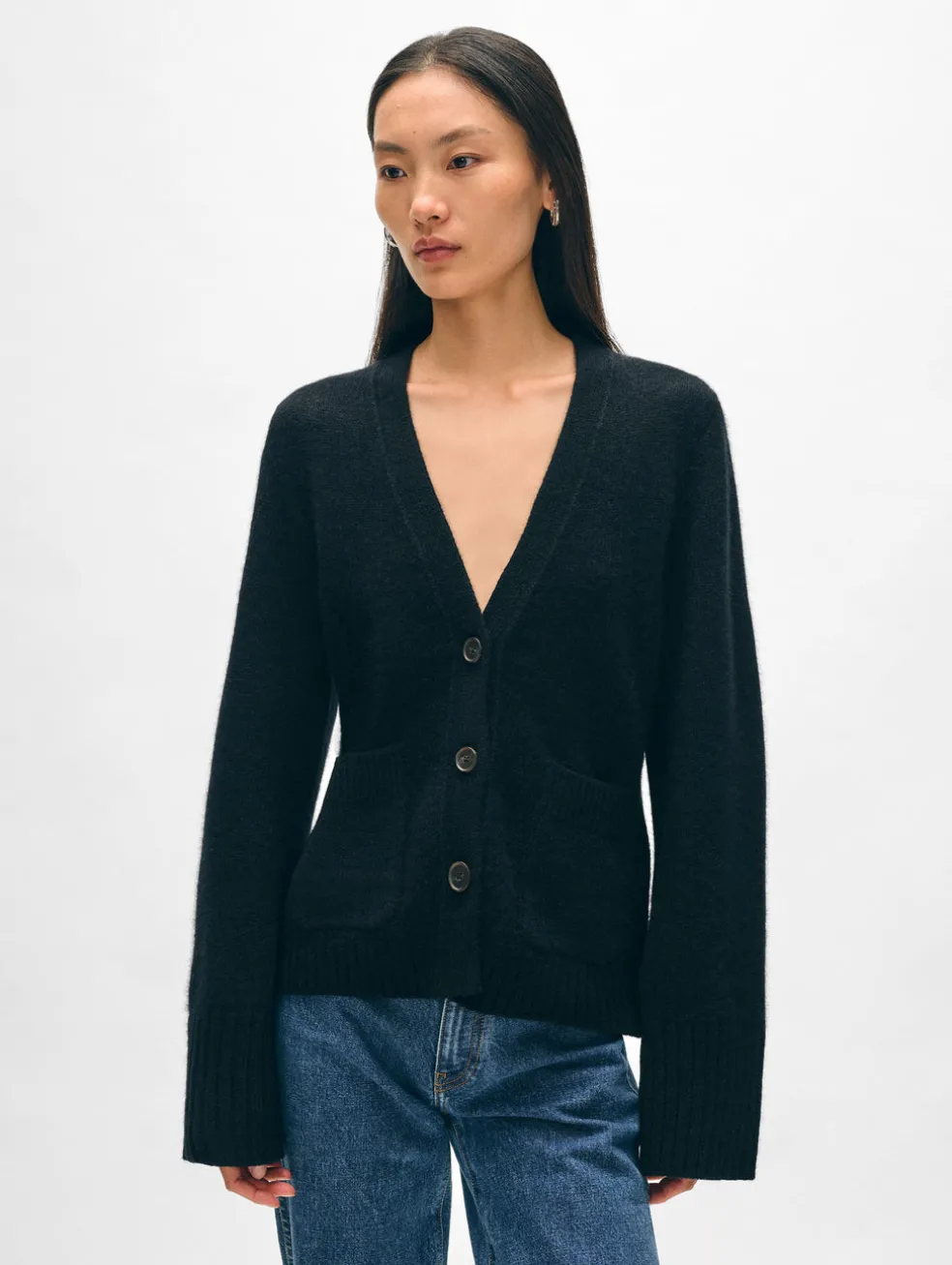 cashmere luxe waisted cardigan