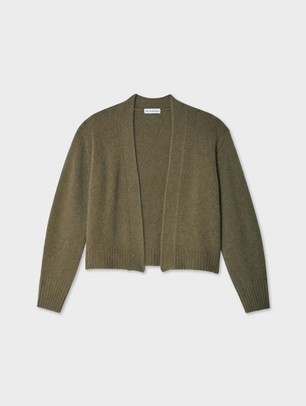 cashmere marled open cardigan