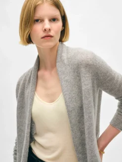cashmere mini trapeze cardigan