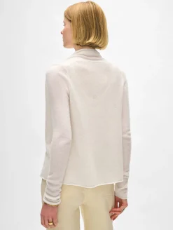 cashmere mini trapeze cardigan