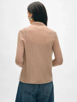 cashmere mini trapeze cardigan