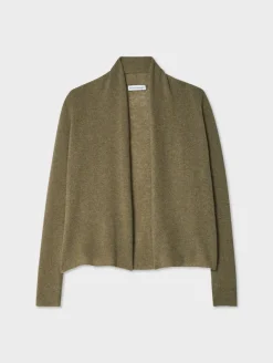 cashmere mini trapeze cardigan