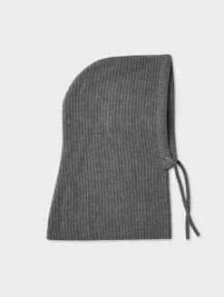 cashmere ribbed balaclava