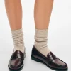 cashmere ribbed socks