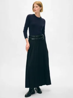 cashmere shrunken crewneck