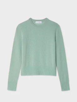cashmere shrunken crewneck