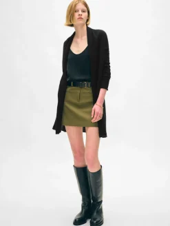 cashmere trapeze cardigan