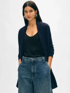 cashmere trapeze cardigan