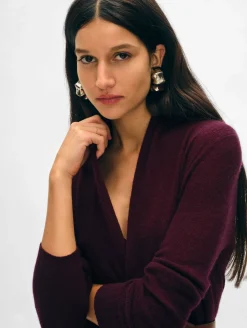 cashmere trapeze cardigan