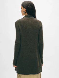 cashmere trapeze cardigan