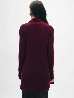 cashmere trapeze cardigan