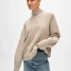 cashmere waffle standneck