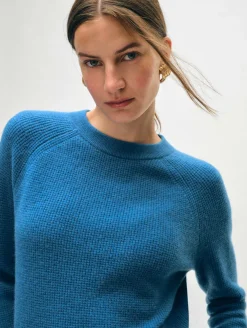 cashmere waffle sweatshirt