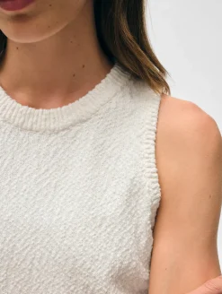 cotton slub cut in tank