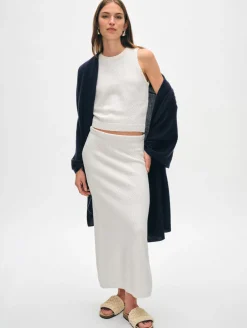 cotton slub cut in tank