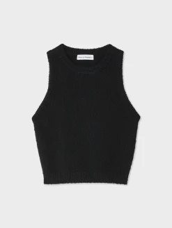 cotton slub cut in tank