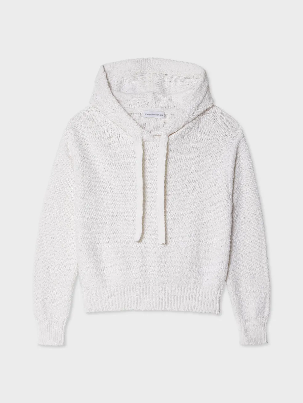cotton slub hoodie