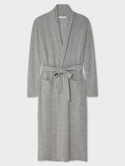 long cashmere robe