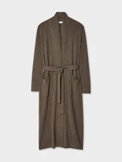 long cashmere robe