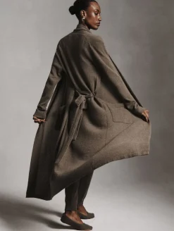 long cashmere robe
