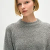 merino cashmere boucle sweatshirt