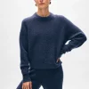 merino cashmere boucle sweatshirt