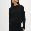 merino cashmere boucle sweatshirt
