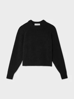 merino cashmere boucle sweatshirt