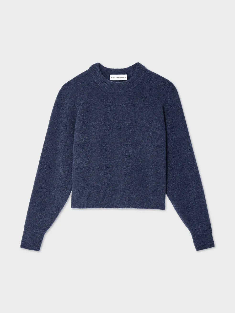 merino cashmere boucle sweatshirt