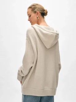 merino cashmere luxe boyfriend hoodie
