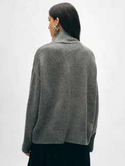 merino cashmere standneck